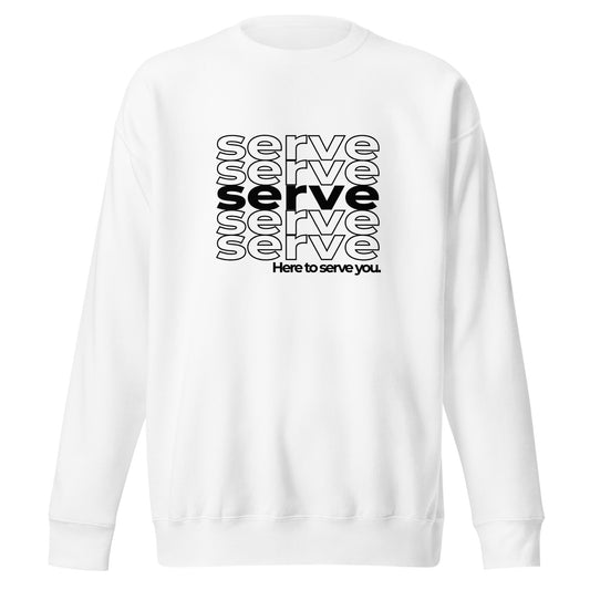 Serve - Repeat - Crew Neck